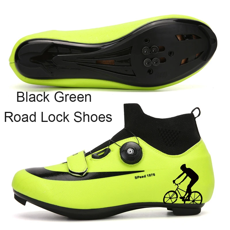 

Waterproof Self-Locking Outdoor Sports Cleats Best Road Cycling Shoes 2020 Women's High Top Sneakers Road Bike Shoes for Men