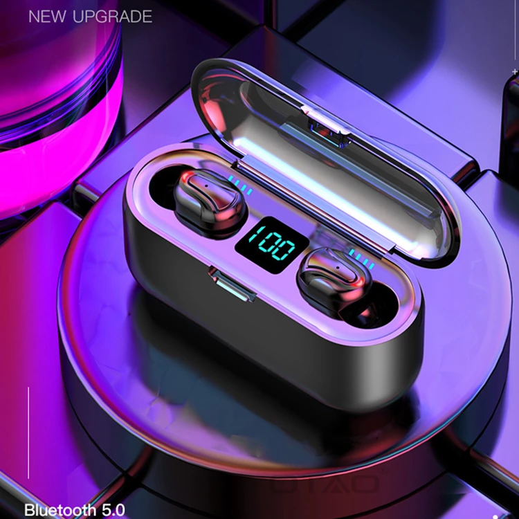 Tws Aviation Headset Earphone Bluetooth Wireless Earbuds Headphone In Ear Smartphone Ps4 Power Bank Microfone Custom Logo - ANKUX.COM