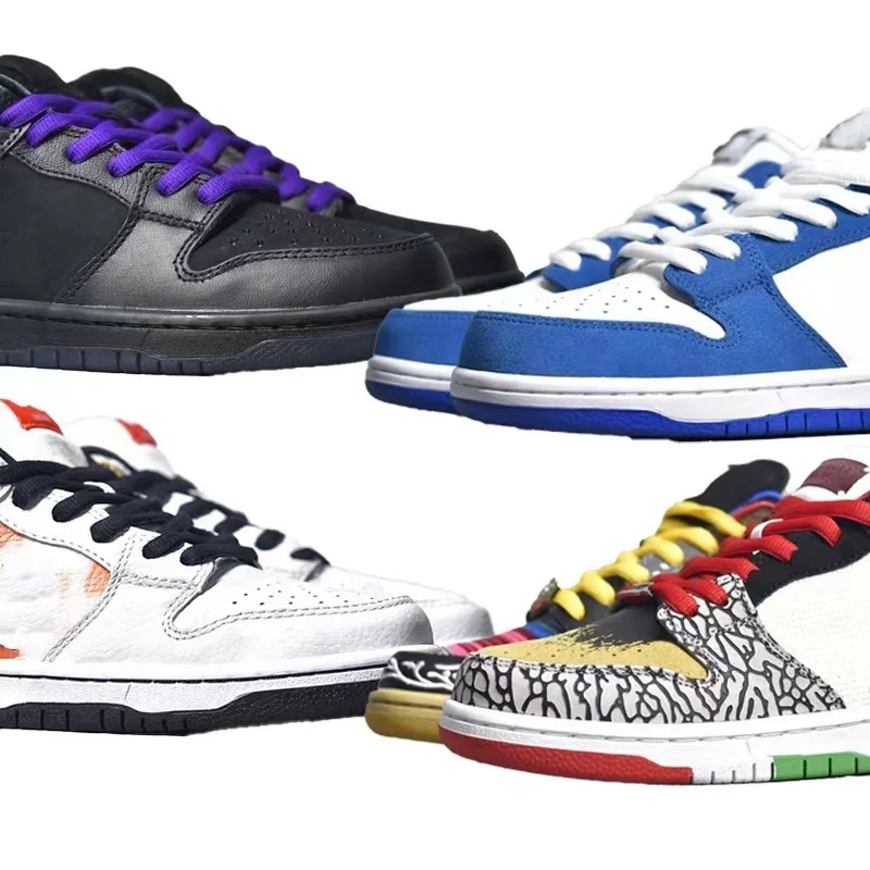 

Wholesale Trendy Original Logo Sneakers Top Quality Lichi Genuine Leather SB Low Dunks, All color