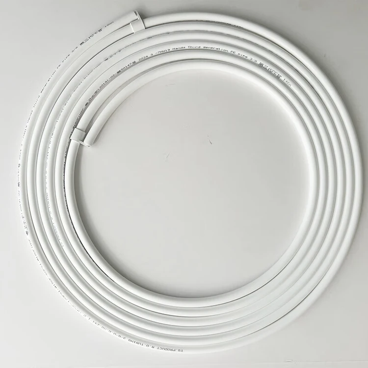 China Manufacturers 1/4" Water Line Fitting White Plastic Pe Pipe Accessories for Water Filter