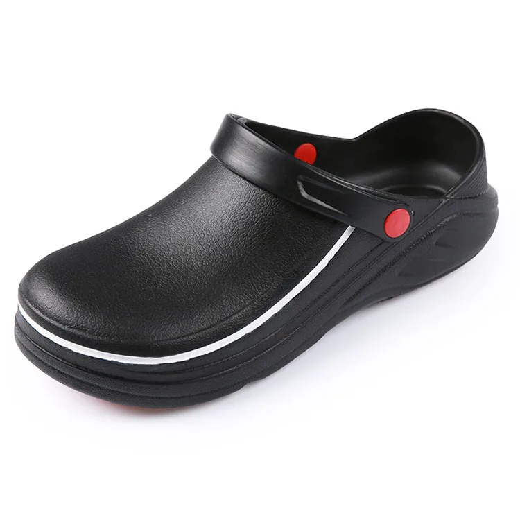 China Factory Anti-oil Anti-slip Low Cut Unisex Nurses Chef Safety Shoes Kitchen Work Boots Clog Shoes Winter Summer