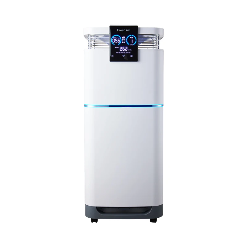 

Air Purifier With Humidifying Function Activated Carbon Purifier Commercial Intelligent Hepa Filter Air Purifier Cleaner, White