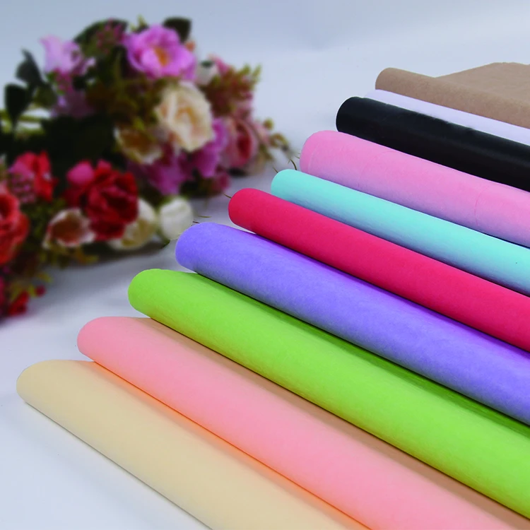 17gsm Thin Decorative Custom Tissue Paper Plain Colored Wrapping Tissue