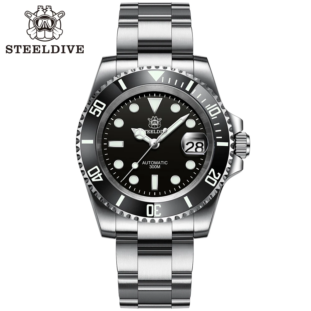 

SD1953 Stainless Steel NH35 Watch Steeldive Top Brand Sapphire Glass Men Dive Watches reloj hombre