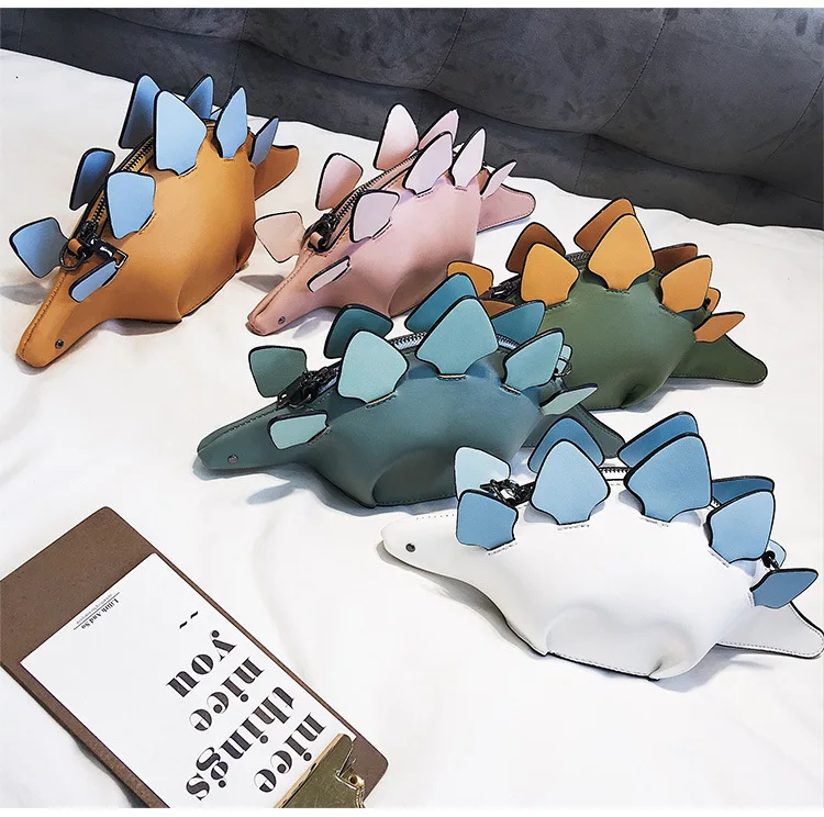 

New xia Han version of cartoon cute unique style dinosaur creative personality one-shoulder cross-body bag