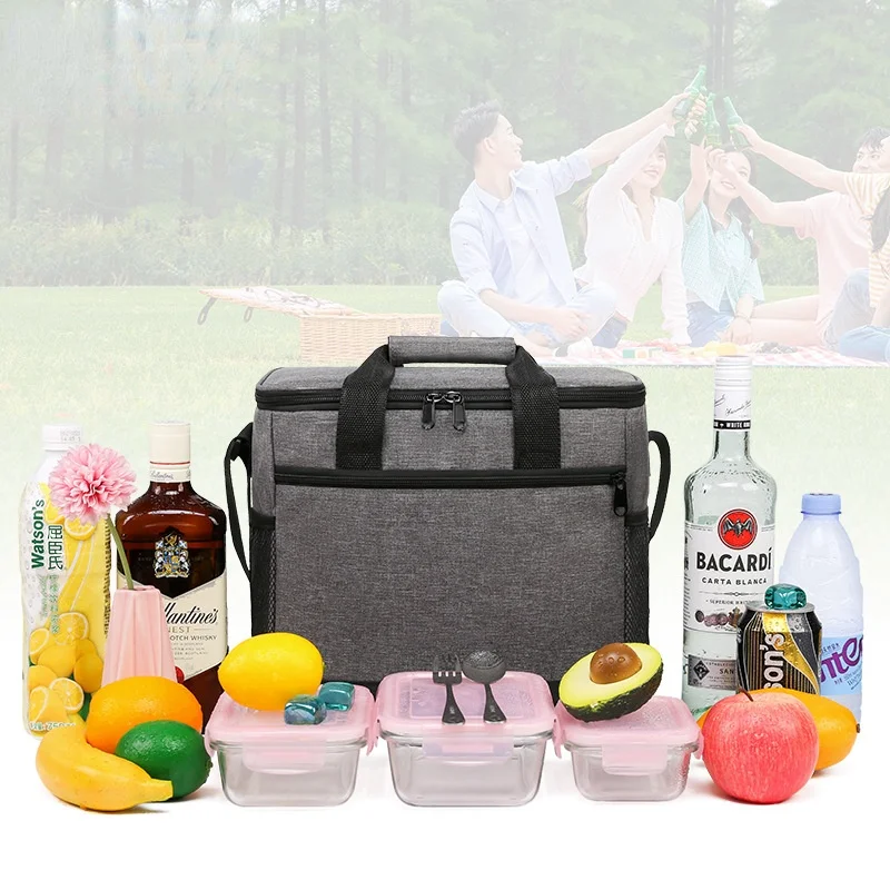 

Diaper Bags Newborn Baby Large Capacity Outdoor Picnic Bag Lunch Insulated Bento Tote Portable Car Ice Pack
