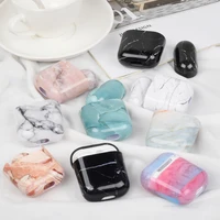 

High Quality For Airpod headset Accessories Marble Pattern Hard Headphone Cases For Apple Airpods Case