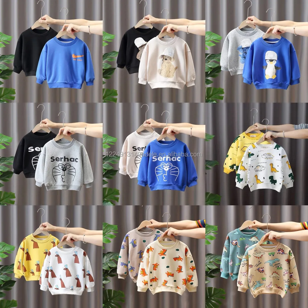 

Children's Clothing Baby Boy Girl Fashion Sweatshirt Kids Long Sleeve Sweatshirts Cotton Kids Hoodies Wholesale