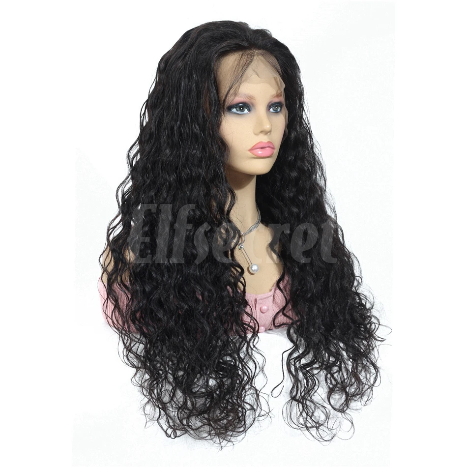 

In Stock Water Wave Peruvian Remy Human Hair Wig For Black Women Vendor Wholesale Wet And Wavy Human Hair 13X4 Lace Front Wig