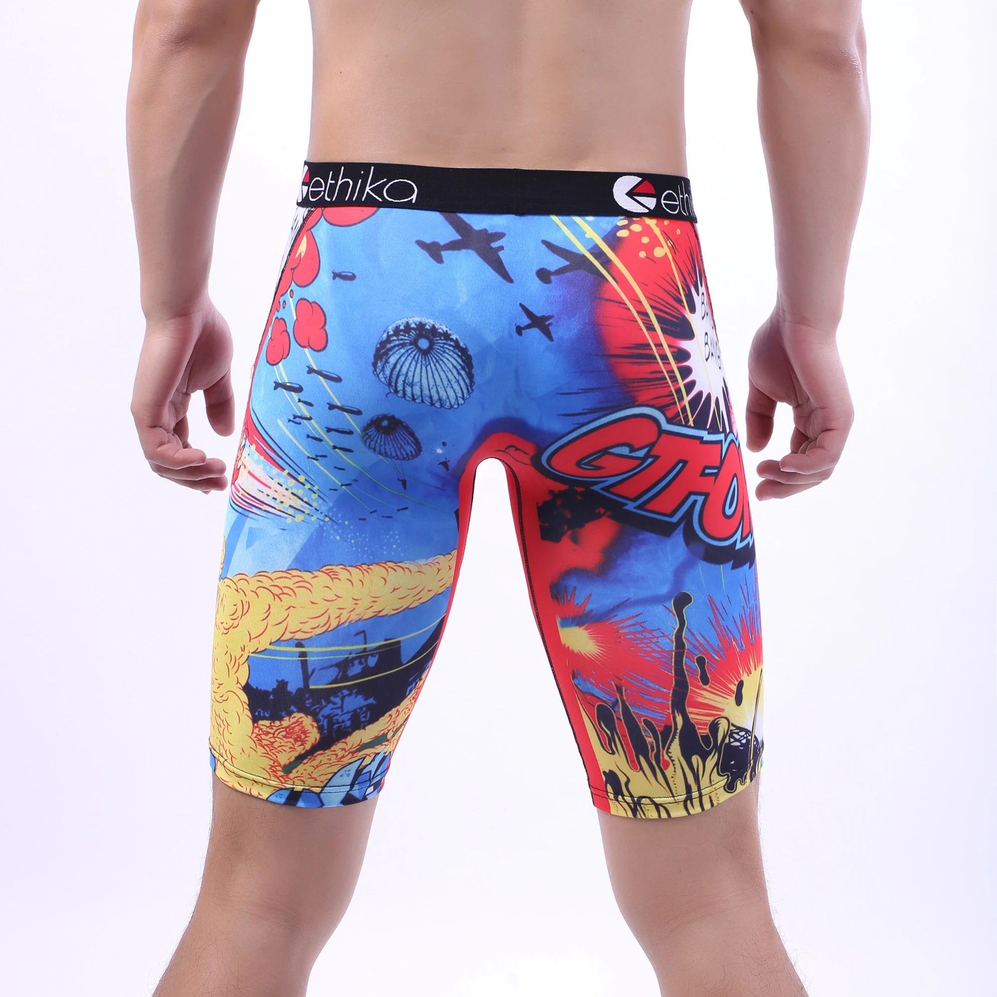 

2021 new ethika men boxer briefs man print set sport plus size comfortable ethika men underwear