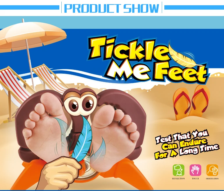 Funny 2021 Trending Toy Tricky Games Tickle Me Feet Family Game - Buy