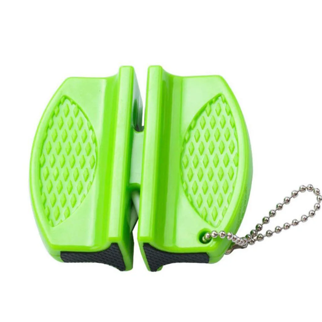 

Portable Mini Pocket Knife Sharpener with Keychain, Customized