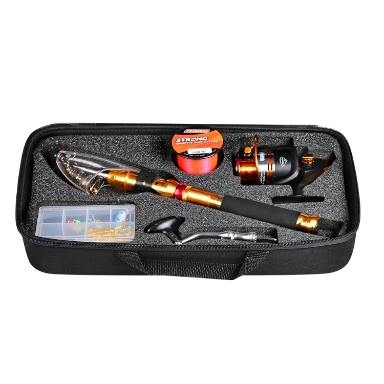 

1.8 2.1 2.4 2.7 m Ultra Light Rod and Reel Combo Fishing Rod and Reel Set Travel Fishing Rod