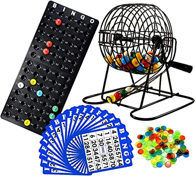 Numbered Ball 1-75 Game Traditional Bingo Ball Wire Game Toy Cards Markers Z2M0 