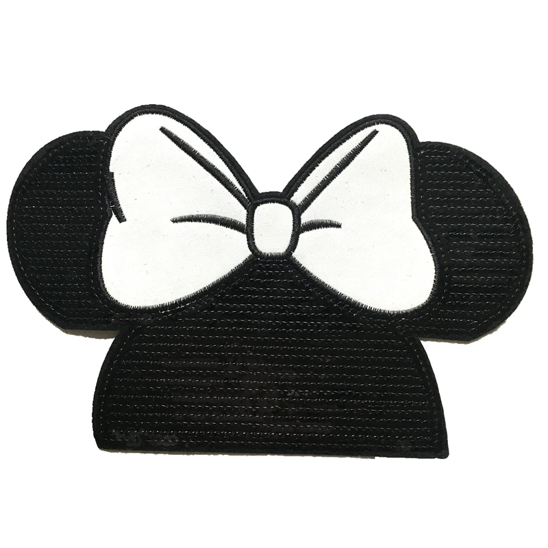 

3pcs / set bow Mickey sewn iron patch DIY garment accessories embroidery patch