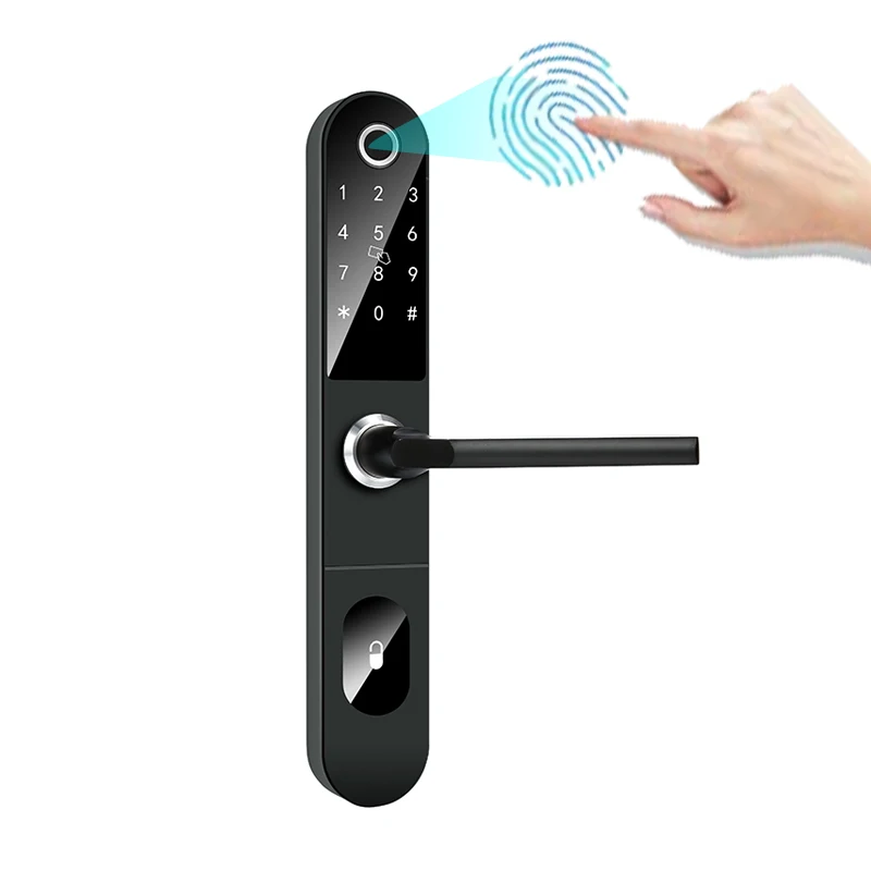 

Slim Designed Magnetic Fingerprint Door Lock Aluminum Door Smart Electronic Lock