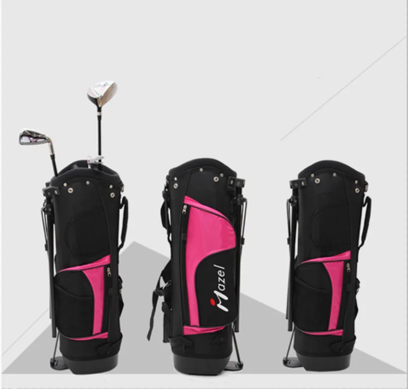 

MAZEL Pink Junior Plus Complete Golf Club Set for Children, Kids -4 Age Groups For Girls Golf Set