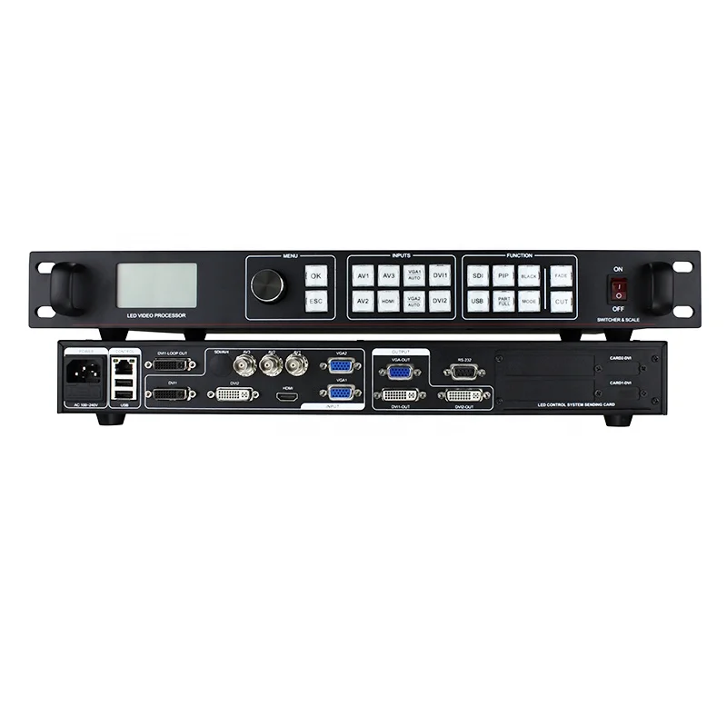 led display switcher ams-lvp815 led video screen controller support custom resolution for outdoor led advertising signs