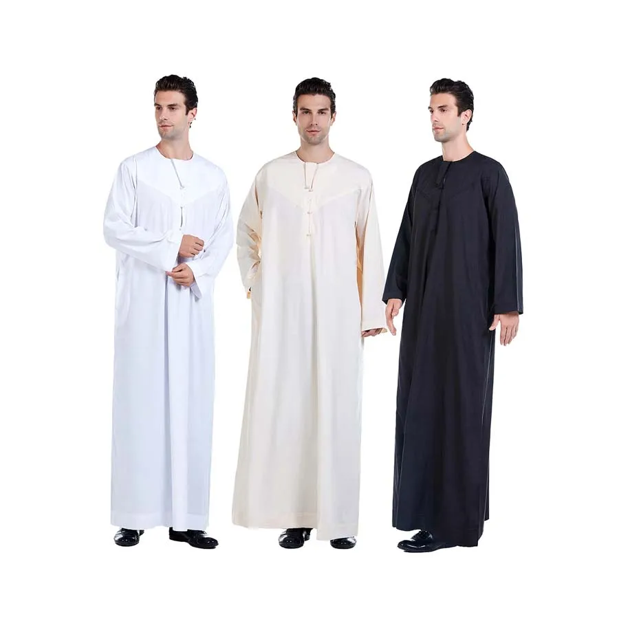 

Foma TH817 islamic clothes robes muslim abaya wholesale saudi arabia long kaftan thobe for men