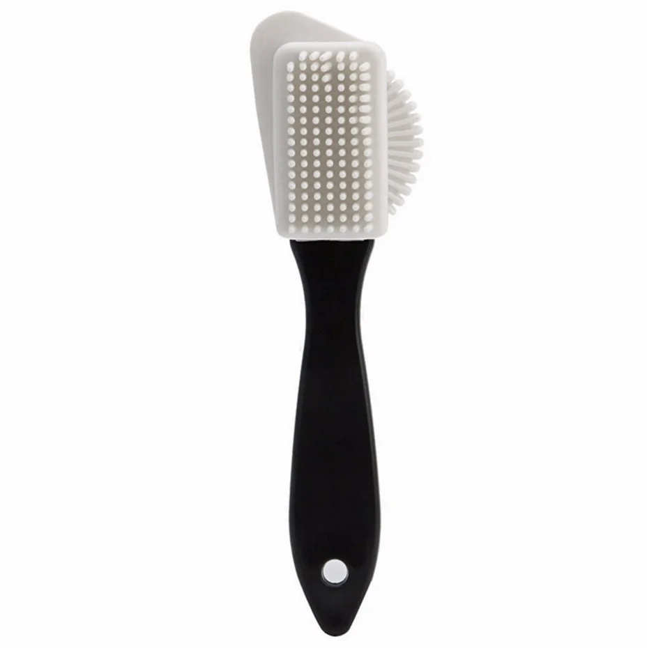 

Three-sided Suede Leather Frosted Leather Snow Boots Cleaning Copper Wire Shoe Brush S-shaped Suede Cleaning Brush