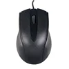 BST-M031 low profile computer accessory mouse full black color USB Wired pc mouse factory price rohs 3D optical mouse for laptop