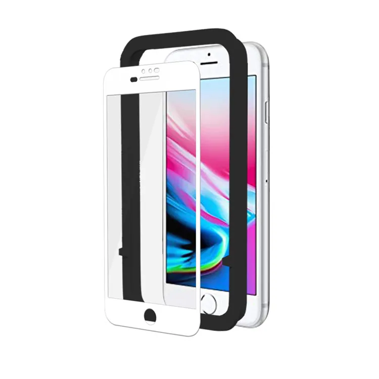 

Bulk package High Quality 0.26mm LCD Clear Premium Tempered Glass Screen Protector For iPhone 6/7/8/9 Protective Film