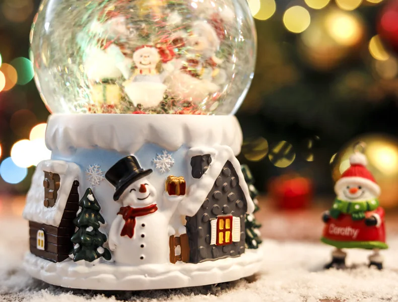 Custom Christmas Water Snow Globe For Souvenir Buy Walmart Christmas