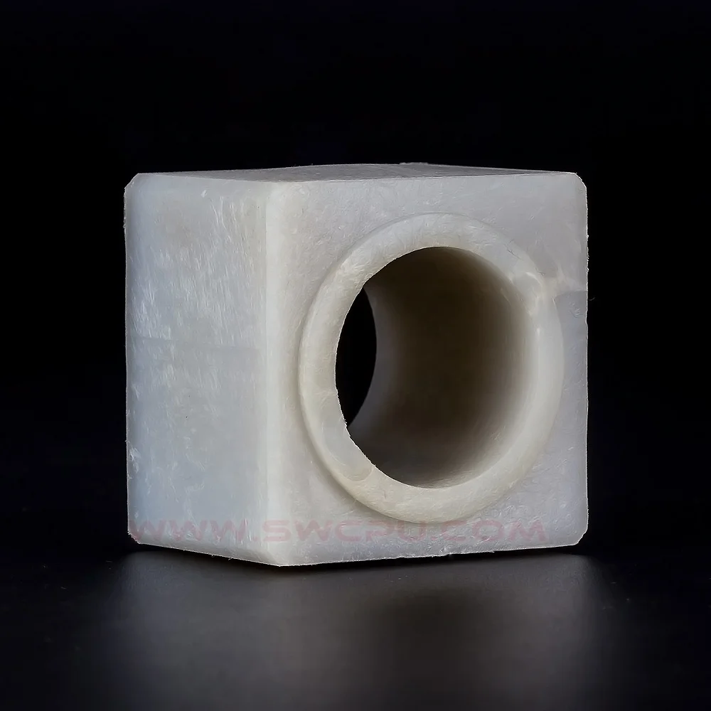 Precise Cnc Mc Plastic Flanged Nylon Square Tube Bushings Buy Cnc