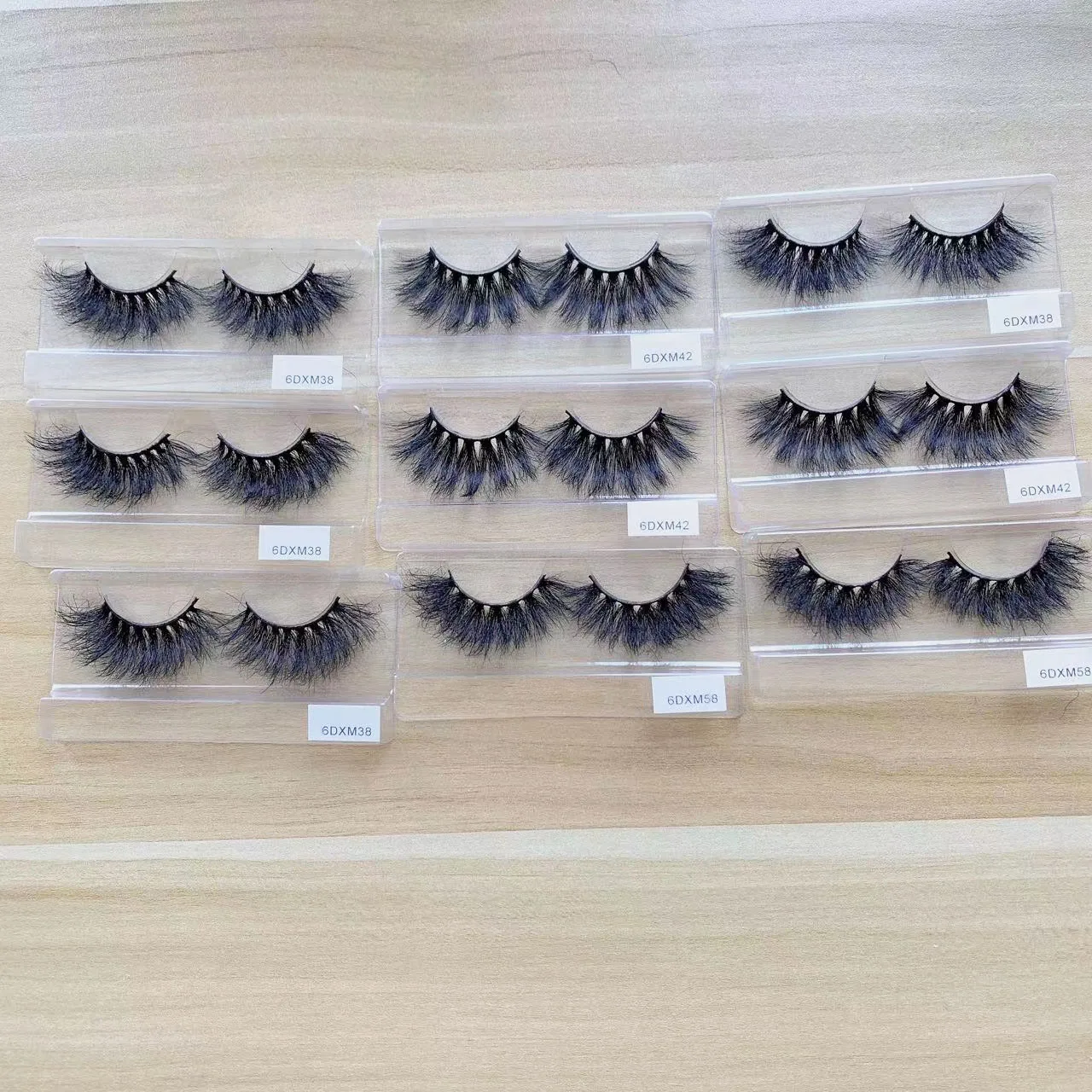 

Hot selling 8-15mm 3d Mink Eyelashes 6d 25mm Fluffy Mink Lashes