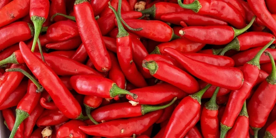 Storing red chile peppers in jars and bags
