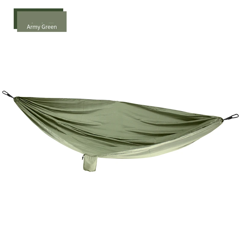 

OD-0020 Double Nylon Swing Hammock Height With Width Increase Factory Private Label Custom Hot Selling Outdoor Camping Hammock