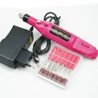 

Professional Nail Art Tools Kit 6 Bits UV Gel Remove Sanding Buffer Pedicure Electric Nail Drill Machine