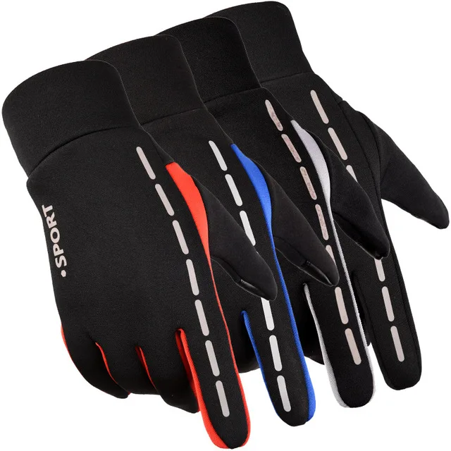

Durable Waterproof Full Finger Touch Screen Gym Sport Cycling Bike Gloves