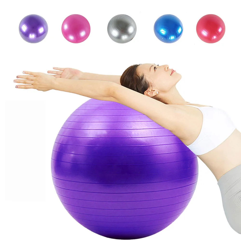 

Woman Eco Slip Resistant Balance Gym Exercise Ball Yoga with Pump, Customized