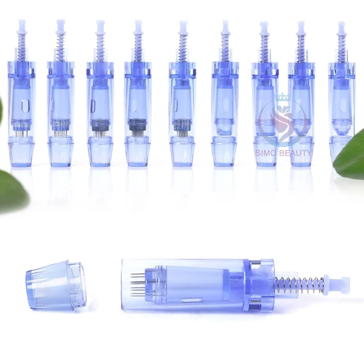 

Skin Care Derma Roller 0.5mm Microneedle Derma Roller Skin Care Set Dermapen Cartridge, Transparent blue