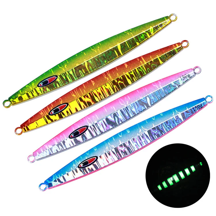 

WEIHE Heavy Jig Fishing Lure 130g 150g 180g Jigging Bait Peche Spoon CastJig Lead fish Lures Pesca Deepsea Saltwater fishing, 5 colors