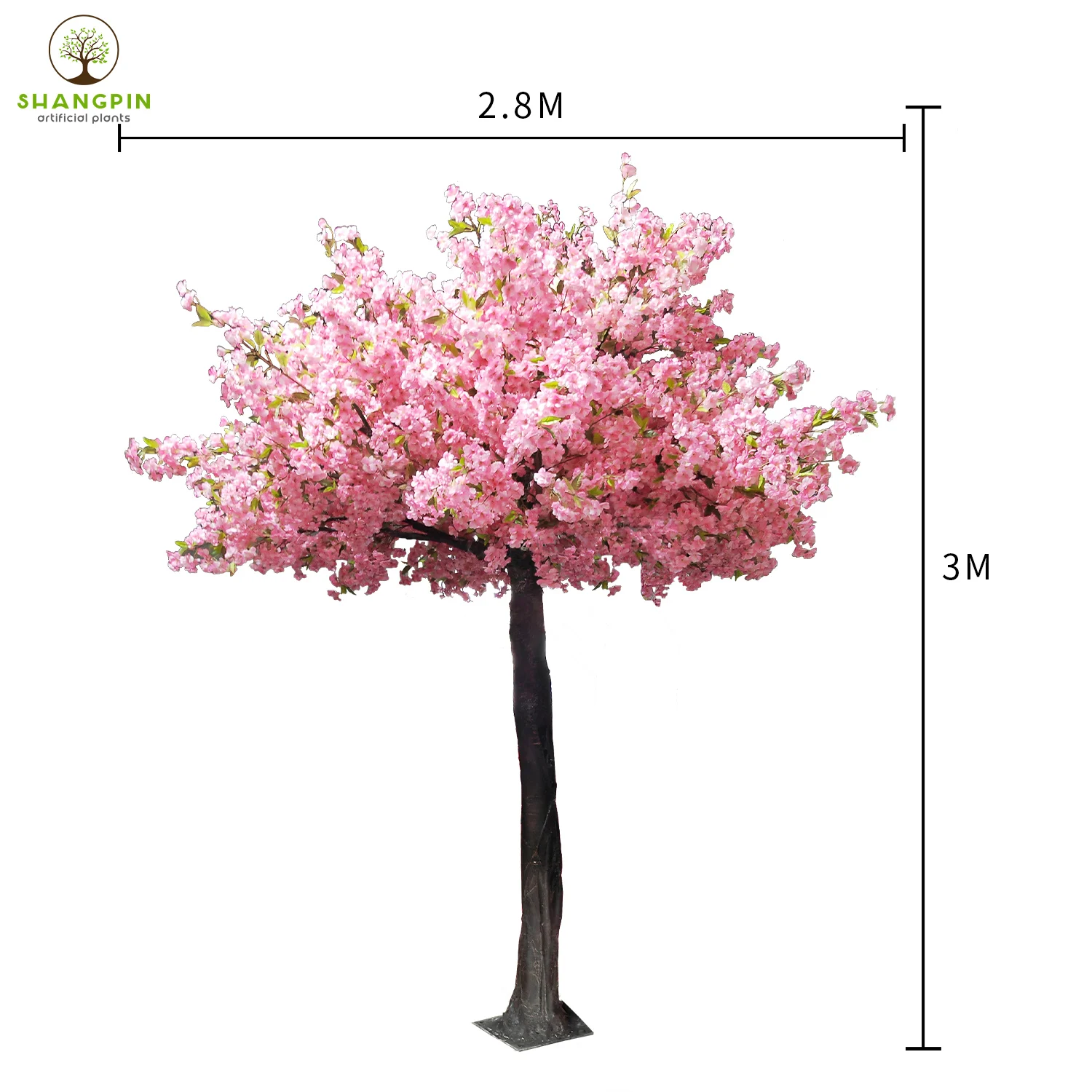 

Special pink 2.5meter artificial cherry blossom tree