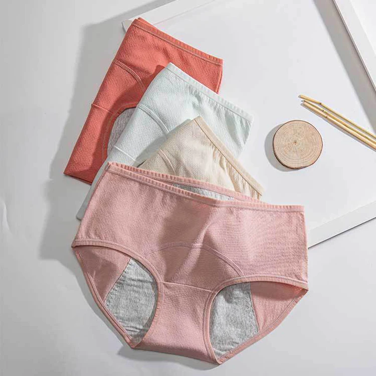 Womens Period Panties For Teens Leak Proof Underwear Menstrual Heavy Flow Protective Hipsters 1270