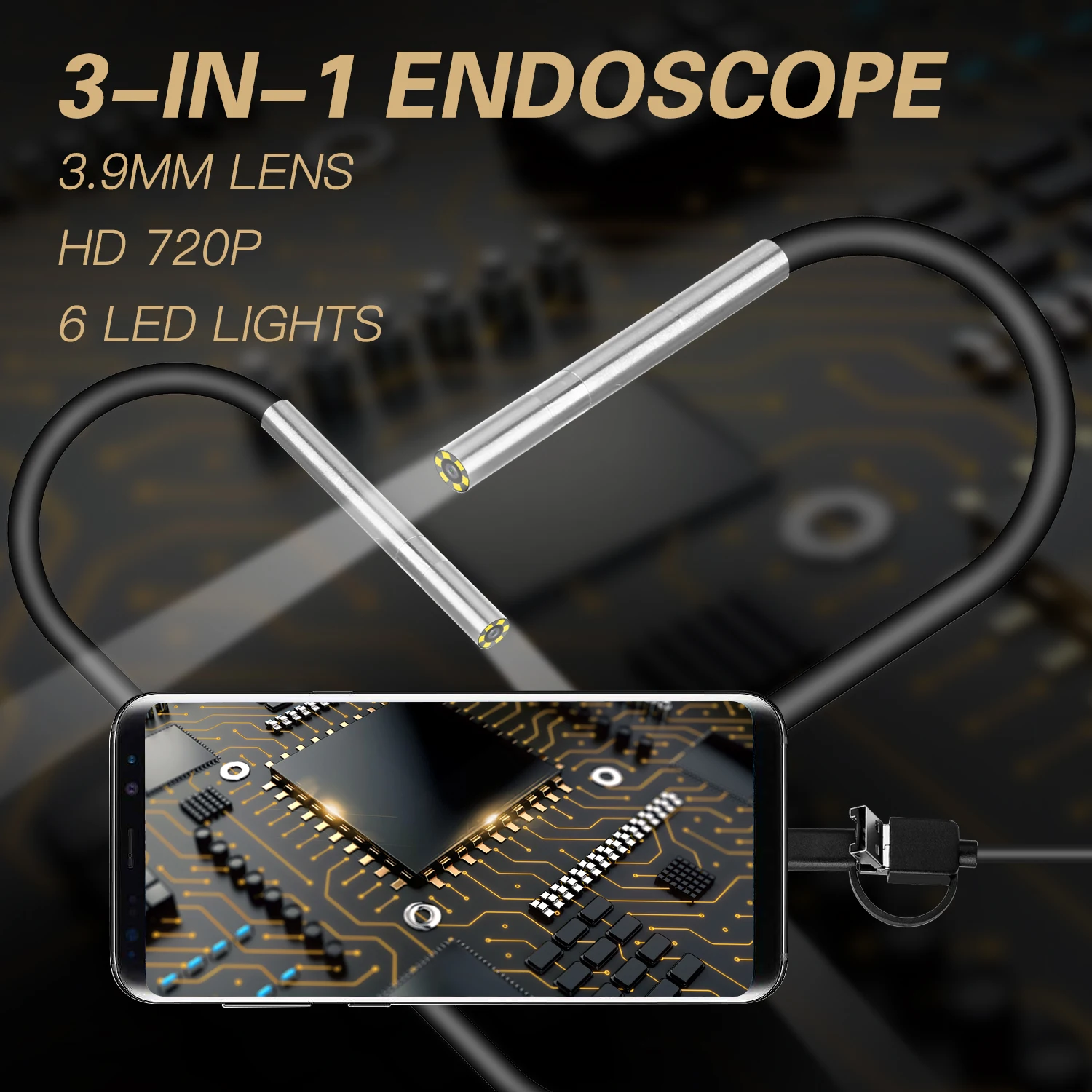 3 in 1 endoscope