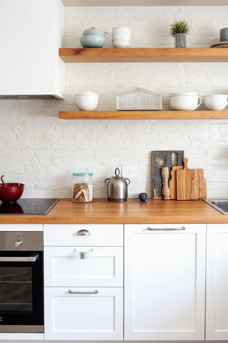 Family-friendly kitchen zoning diagram