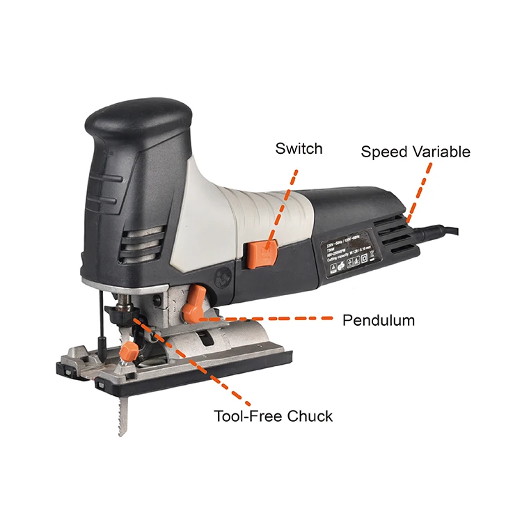 
XC-tools 730w Wood Cutting Machine Portable Electric Tools Jig Saw model M1Q-DU02-120 wih Alu base 