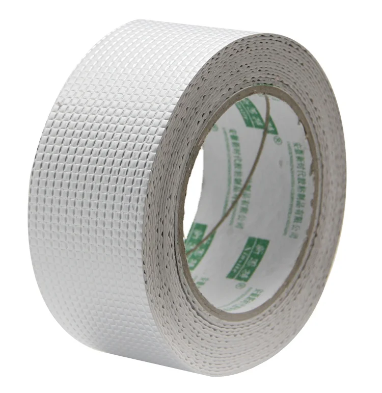 

Super Strong Butyl Aluminum Foil Rubber Tape Waterproof For Used In Roof Repair