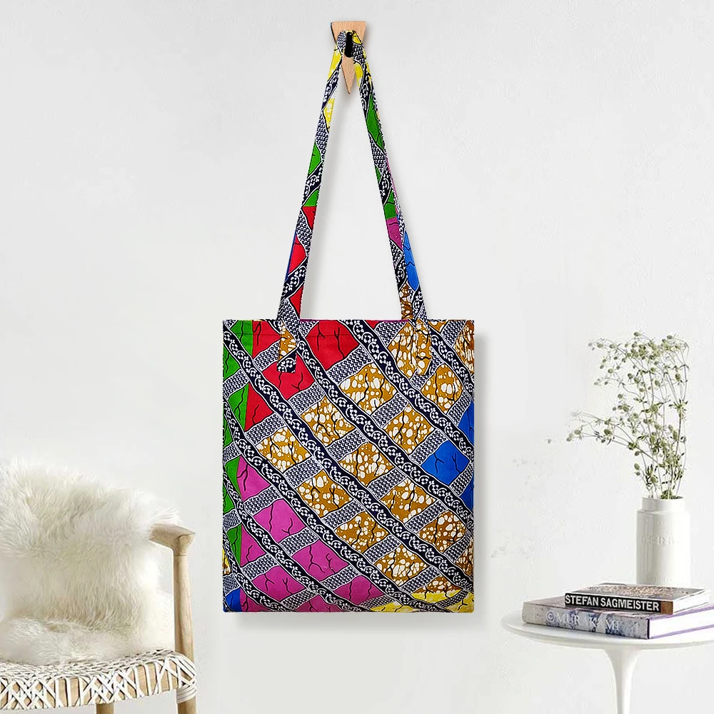 

African Print Wax Fabric tote bags Fashionable attractive female tote bag, Customizable