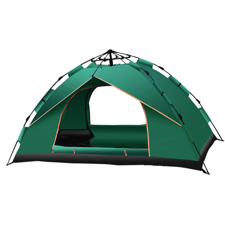 

1-2 Persons Outdoor Automatic Camping Tent Sun Shelter, Army green/blue/light green