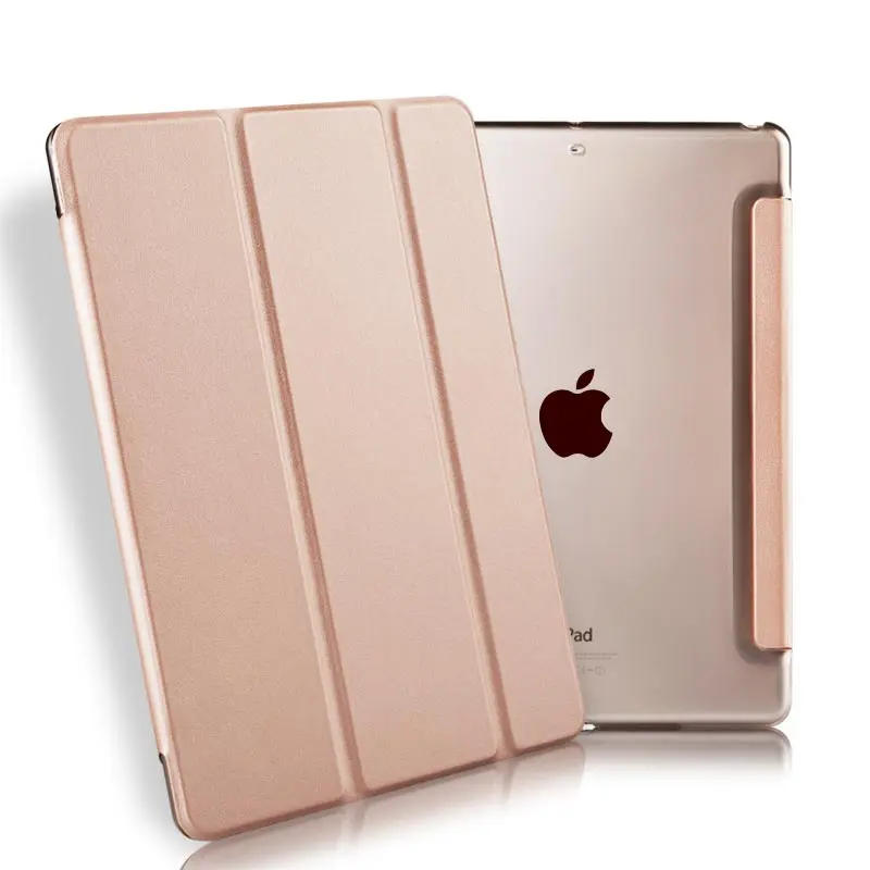

For ipadair case, Superior Design flap Leather Case for iPad air cover, 10 kinds of color available in stock