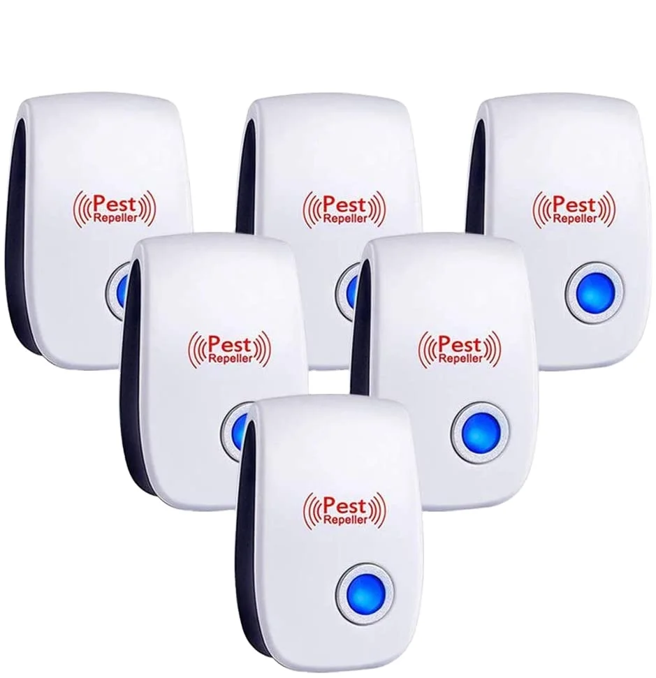 

1/2/4/6 Pack Custom Amazon Best Sellers Portable Non-Toxic Pest Control Ultrasonic Electronic Insect Repeller