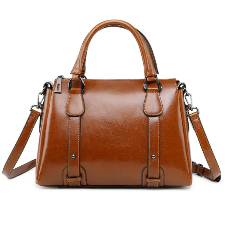 

High Quality Woman Bags 2021 New Fashion Genuine Leather Cowhide Lady Shoulder Handbag, Red, green, black, brown, khaki