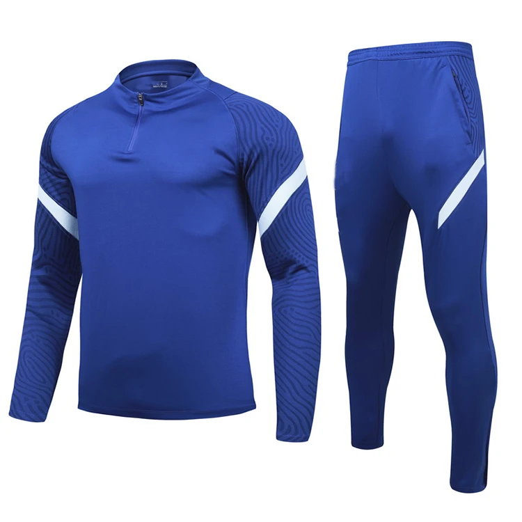 

2021 New season wholesale soccer football tracksuit custom sports plain tracksuit, Custom color