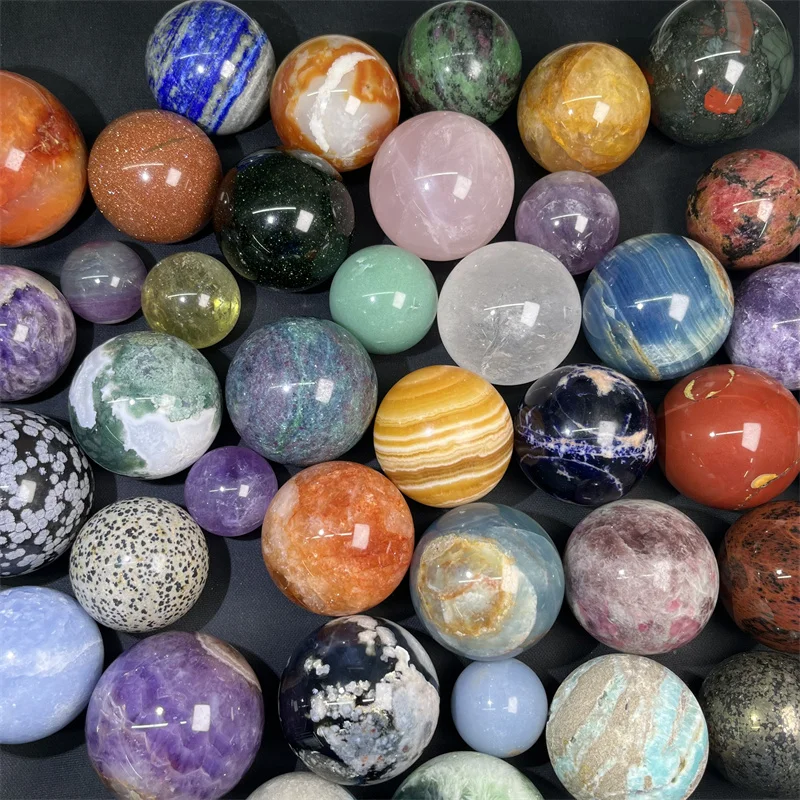 Natural crystal heal stone sphere wholesale crystal ball clear quartz sphere for healing