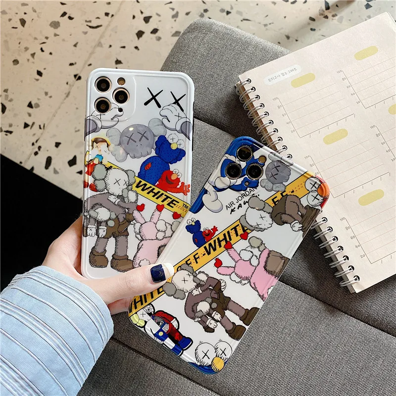 

Funny Protective Phone Case for Iphone X XS XR 11 Pro Max Cartoon Sesame Street Cookie Monster Silicone Smartphone Cover Custom